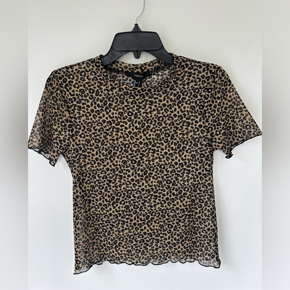 Forever 21 mesh top size large - Picture 1 of 3